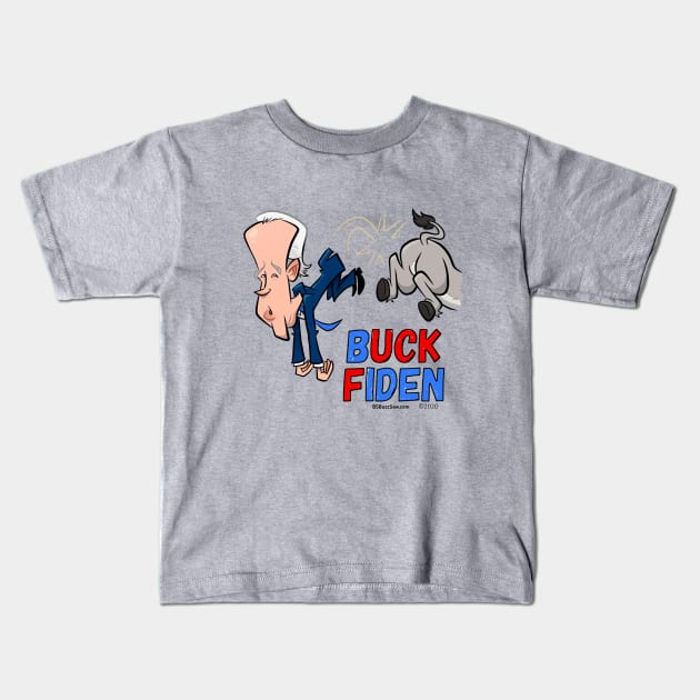 Buck Fiden Kids T-Shirt by Patrioteez